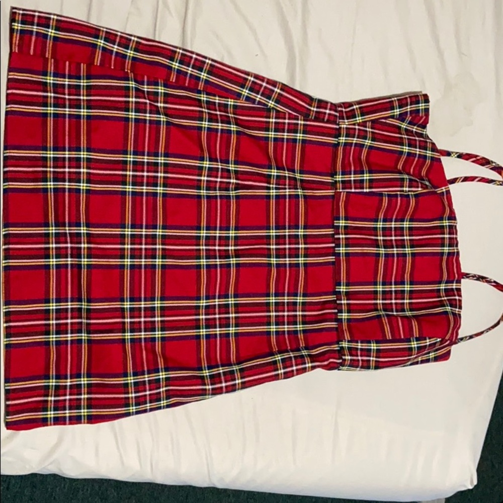 Red Plaid Dress